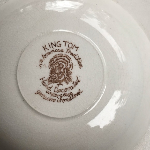 King Tom antique plate by Ironstone - Picture 4 of 7